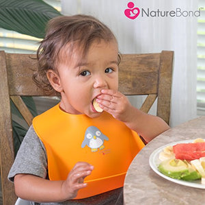 NatureBond Bavaglini Neonato Impermeabile in Silicone Morbido per Bambino... - Ilgrandebazar