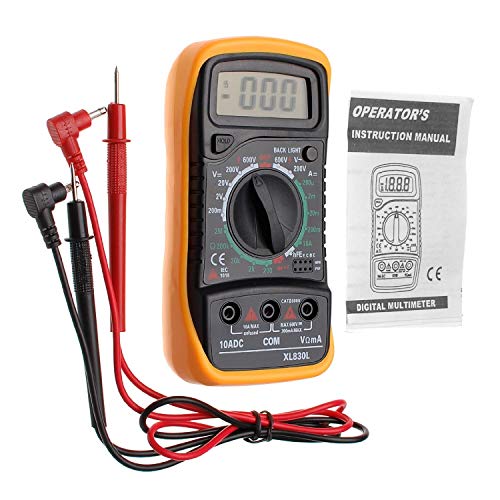 Tester multimetro digitale XL830L con retroilluminazione LCD - Misuratore di... - Ilgrandebazar