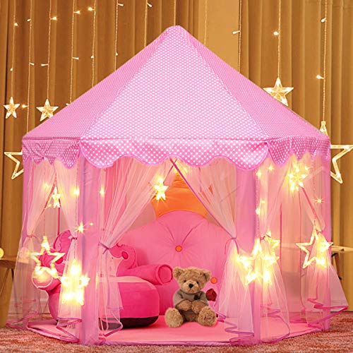 joylink Tenda da Gioco, Portatile Castello Principessa Rosa Casetta G - Ilgrandebazar
