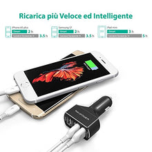 Carica l&#39;immagine nel visualizzatore di Gallery, RAVPOWER Caricabatterie Auto Quick Charge 3.0 Caricatore in Alluminio da 54W...