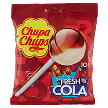 Carica l&#39;immagine nel visualizzatore di Gallery, Chupa Chups Lecca Fresh Cola, Lollipop Gusto Cola e Cola-Lemon, Busta...