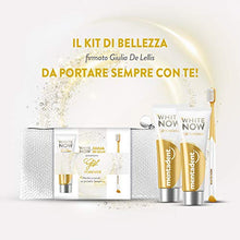 Carica l&#39;immagine nel visualizzatore di Gallery, Mentadent White Now Pochette Giulia De Lellis con 2 Dentifrici Sbiancanti...