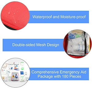 LEADSTAR Kit di Primo Soccorso Pronto da 180 Pezzi Mini per... - Ilgrandebazar