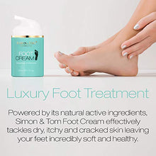 Carica l&#39;immagine nel visualizzatore di Gallery, Simon &amp; Tom Crema Idratante per i Piedi con Olio di Argan, Tea Tree Oil e...
