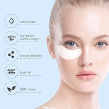 Carica l&#39;immagine nel visualizzatore di Gallery, Patch Extension Ciglia, Eye Gel Patches, Patch Occhi Extension, Patch Occhi Extension Ciglia, Cerotti Gel per Estensioni Ciglia, Patch Gel Sotto Gli Occhi Senza Pelucchi per Extension Ciglia, 60 Paia bianco