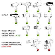 Carica l&#39;immagine nel visualizzatore di Gallery, Hairizone Hair diffusore Universale Adattabile per Asciugacapelli con Nero - Ilgrandebazar