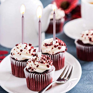YFOX 24 candeline per Decorare Torte e Feste di Rose Gold