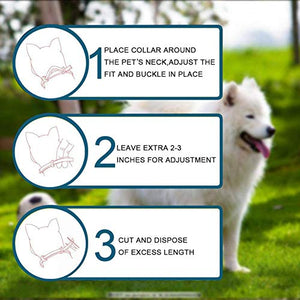 BESLIME 2Pcs Collare antipulci per Gatti, Antipulci Cane Gatto,...