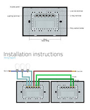 Carica l&#39;immagine nel visualizzatore di Gallery, LIVOLO Interruttore della Luce con Indicatore LED Touch Switch Nero
