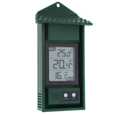 Termometro digitale per serra, monitorare la temperatura massima e Verde. - Ilgrandebazar