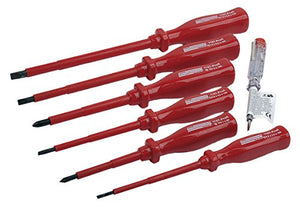 Mannesmann M 1187-PROFI - Set cacciavite elettrici a norma VDE, 7 pezzi - Ilgrandebazar