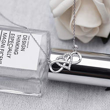 Carica l&#39;immagine nel visualizzatore di Gallery, BlingGem Collane da Donna in Argento Placcato Oro con Zirconia Bianco - Ilgrandebazar