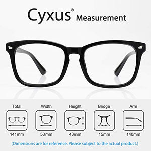 Occhiali da lettura Cyxus per bloccare la luce blu, mal di testa +1.5, Nero - Ilgrandebazar