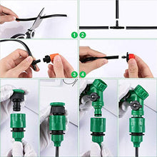 Carica l'immagine nel visualizzatore di Gallery, XINGGANG Kit di Irrigazione a Goccia, 158 Pezzi Micro Drip Irrigation Kit Irrigazione Automatica Sprinkler Irrigazione Sistema Giardino Irrigazione Serra Sistema per Giardino Serra Impianto - 40M