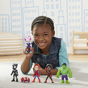 Marvel Spidey And His Amazing Friends, Confezione Multipla di Eroi maschiati da 10 cm, per Bambini dai 3 Anni in su [Esclusivo Amazon]