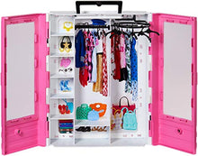 Carica l&#39;immagine nel visualizzatore di Gallery, Barbie- Armadio Fashionistas Rosa con Accessori, Bambola Non Inclusa,... - Ilgrandebazar