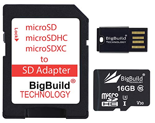 BigBuild Technology - Scheda di memoria ultra veloce 100 MB/s per 16gb
