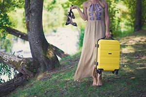 WINGS LUGGAGE Carrello Spazioso - Valigia Leggera Per M 66x43x27, Rosa