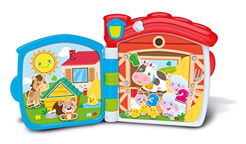 Clementoni-il Mio Primo Libro della Fattoria, 17222 Multicolore