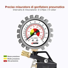 Carica l&#39;immagine nel visualizzatore di Gallery, oasser Manometro Digitale Pressione Gomme Pistola Gonfiaggio Pneumatici... - Ilgrandebazar