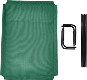 AmazonBasics - Brandina sopraelevata per animali, tessuto XL, Verde - Ilgrandebazar