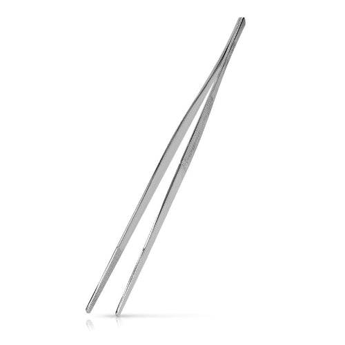 Navaris Pinze da Cucina in Acciaio Inox - 30 cm con Carta 30cm, Argento - Ilgrandebazar