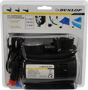 Compressore aria DUNLOP portatile 12V 250 PSI 17 BAR accendisigari gonfiare - Ilgrandebazar