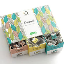 Carica l'immagine nel visualizzatore di Gallery, ORIGEENS Cofanetto TE BIO L’ESSENTIELLE | Assortimento di Te Verde - Rooibos - Te Nero - Te Bianco | Confezione Regalo