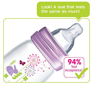 Mam FB0403G Set da 3 biberon autosterilizzanti e anticoliche, 260 ml, Rosa - Ilgrandebazar