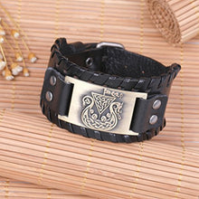 Carica l'immagine nel visualizzatore di Gallery, fishhook Norse Viking Nave Pirata Dragon Nodo Celtico Antique Bronze,black