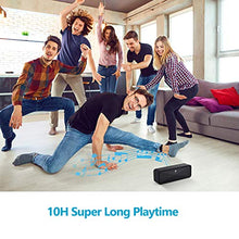 Carica l&#39;immagine nel visualizzatore di Gallery, Altoparlante Sonkir Bluetooth Portatili 5.0, Axloie Speaker Wireless Senza Fili Nero