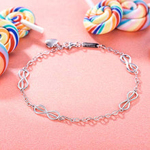 Carica l&#39;immagine nel visualizzatore di Gallery, 925 sterline d&#39;argento Infinity Love Bracciale - Billie Bijoux Donne Simbolo... - Ilgrandebazar