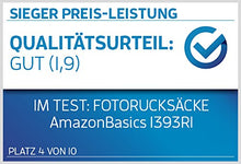 Carica l'immagine nel visualizzatore di Gallery, AmazonBasics- Zaino per fotocamera SLR + accessori, colore: Nero