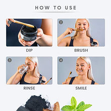 Carica l'immagine nel visualizzatore di Gallery, mysmile Carbone Attivo in Polvere e Spazzolini Bambù per Sbiancamento...