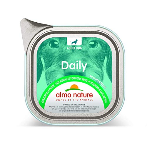 almo nature Daily Menu Dog No Grain Pate con Agnello e Patate, 100 g,... - Ilgrandebazar