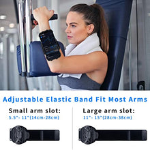 Carica l&#39;immagine nel visualizzatore di Gallery, HLOMOM Porta Cellulare Braccio Staccabile, Porta Telefono Corsa Ruotabile a 360° con Auricolare e Portachiavi, per Fitness, Palestra,Compatibile con iPhone, HUAWEI, Xiaomi, Samsung e Altro