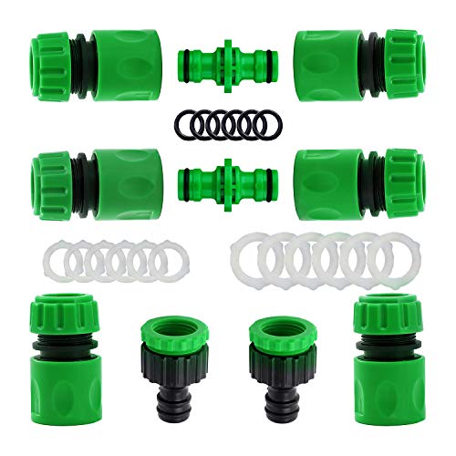 YAAVAAW Kit di 10 raccordi per Tubo da Giardino in plastica, Tubi da...