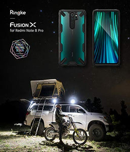 Ringke Fusion-X Disegnato per Custodia Xiaomi Redmi Note 8 PRO, Black - Ilgrandebazar