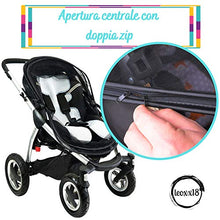 Carica l&#39;immagine nel visualizzatore di Gallery, [Novità Estate 2020] Zanzariera Passeggino Universale Con Apertura Centrale...