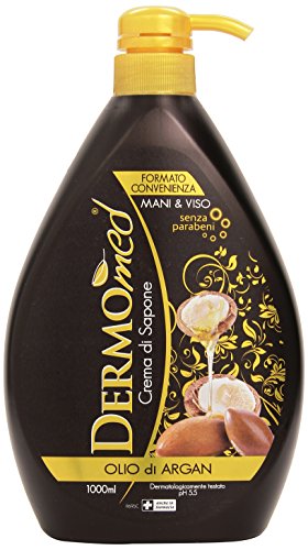 Dermomed Crema di Sapone Olio Argan - 1 Litro - Ilgrandebazar