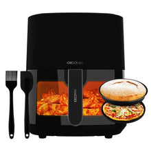 Carica l'immagine nel visualizzatore di Gallery, Cecotec Friggitrice ad Aria Senza Olio Cecofry Fantastik Window 5500 Pack Finestra da 5,5 L. 1500W, Tecnologia PerfectCook, 9 modalità di cottura, Touch, Regolabile 80-200°C, Finestra, Cottura 60m