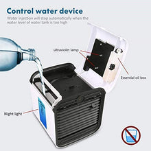 Carica l'immagine nel visualizzatore di Gallery, Mini Condizionatore Portatile, Air Cooler Raffrescatore Evaporativo Aria Condizionata Portatile Casa con 3 Velocità Display Digitale a LED per Casa/Ufficio (bianco)