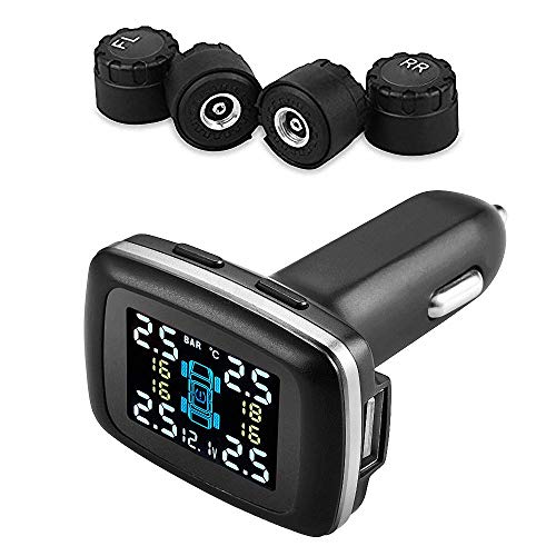 Drizzle TPMS Wireless LCD Moto Monitor della Pressione TMPS Esterni - Ilgrandebazar