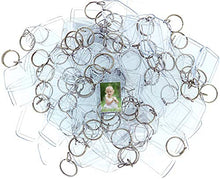 Carica l&#39;immagine nel visualizzatore di Gallery, 100 Portachiavi Foto in Acrilico Trasparente - Vuota Traslucido...