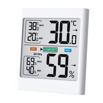 Byttron Termometro Igrometro Digitale,Monitor per Misuratore di White - Ilgrandebazar