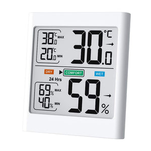 Byttron Termometro Igrometro Digitale,Monitor per Misuratore di White - Ilgrandebazar