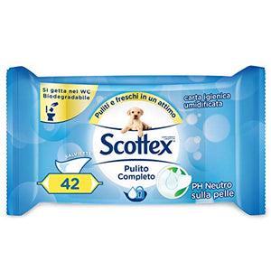 Scottex Pulito Completo, Carta Igienica Umidificata, Confezione da 42... - Ilgrandebazar
