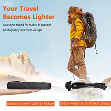 Carica l&#39;immagine nel visualizzatore di Gallery, Victiv Treppiede Fotocamera 165CM, 4.4KG Capacità CaricoTreppiede in...