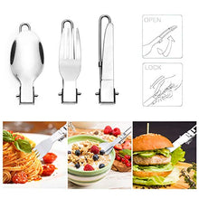 Carica l'immagine nel visualizzatore di Gallery, Odoland Pentole Set da Campeggio incl. 1.2 L Pentola e 0.6 L Padella...