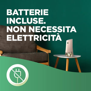 Air Wick Active Fresh Deodorante per Ambienti, Confezione con 1 Diffusore Automatico senza gas, 1 Ricarica alla Fragranza Brezza Marina e Magnolia 228ml, 2 Pile AA, Neutralizza Odori 24/7